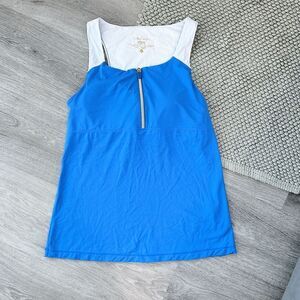 Lilly Pulitzer Luxetic Blue & White Top